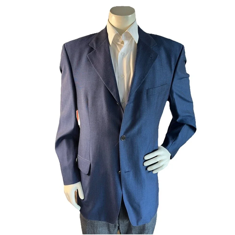 Hugo Boss Blazer Men 42R “Vanderbilt” Virgin Wool Made in Germany